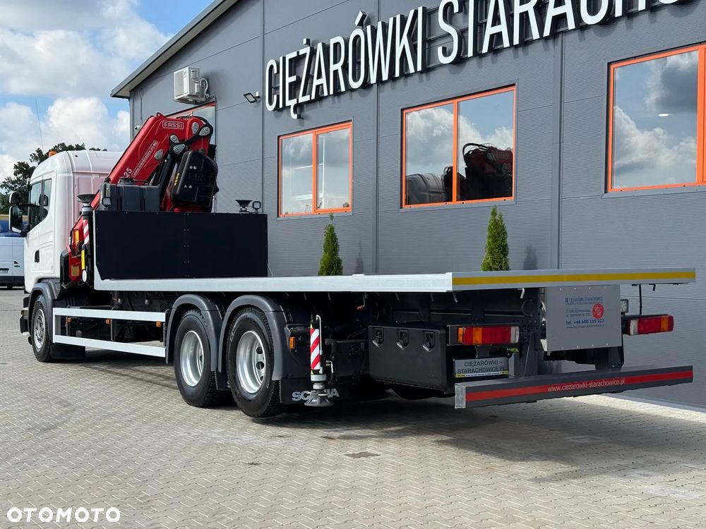 Scania Scania SCANIA G 320 // 6x2 6x4 // platforma z żurawiem FASSI F425RA.2.24 - 11