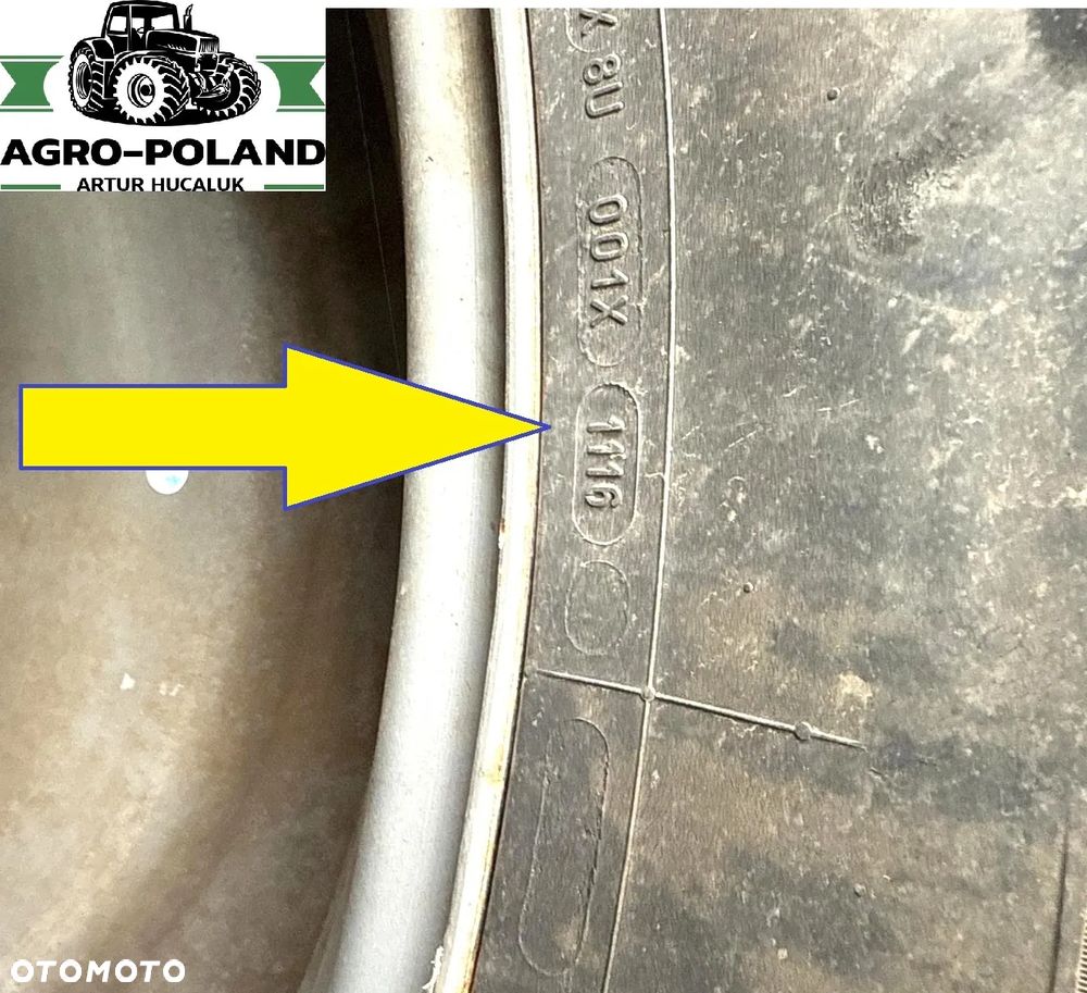 Deutz-Fahr 6210 - 5978 H - 2016 ROK - ORYGINALNE OPONY - 5