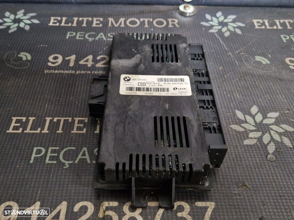 Modulo de luzes usado MINI ONE COOPER R56 6135 3457029-01 R55 R57 - 1