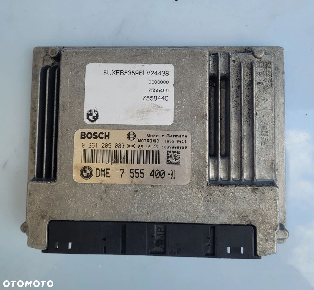 MODUŁ STEROWNIK SILNIKA BMW X5 E53 N62B44 N62 4.4B 7555400 - 1