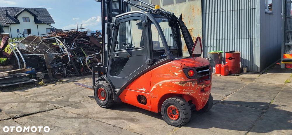 Linde H 35 Pełna kabina przesuw Diesel - 5