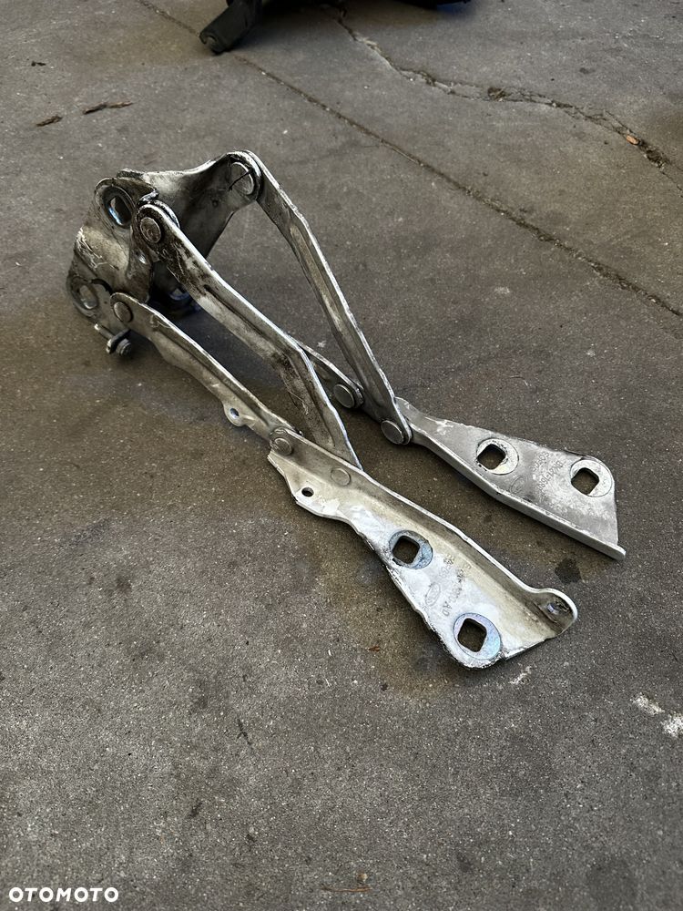 Zawiasy Maski Lewy Prawy Komplet Ford Transit Custom Demontaż BK21-16800-AD BK21-16801-AD - 2