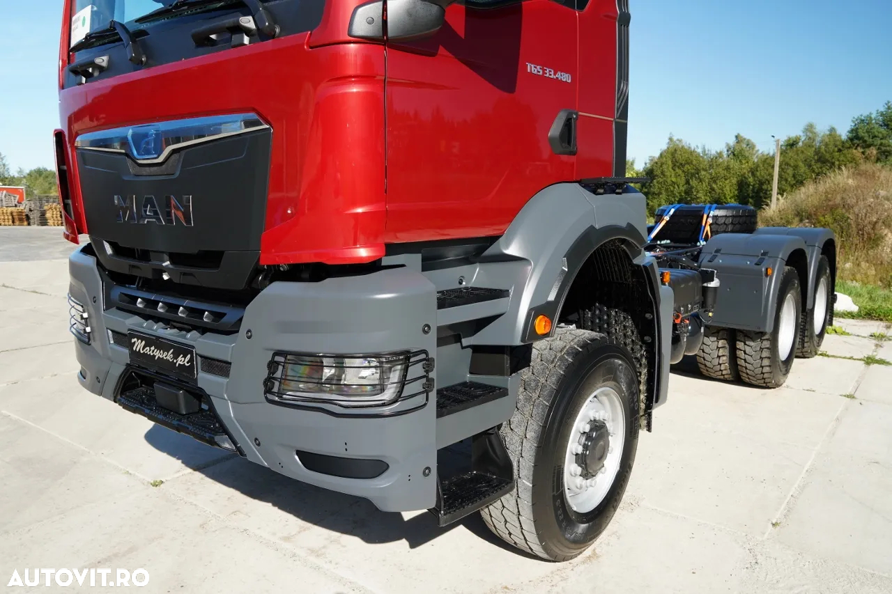 MAN TGS 33.480 / 6x6 / CONSTRUCȚIE / NOU-NOUȚ 2025 - 11
