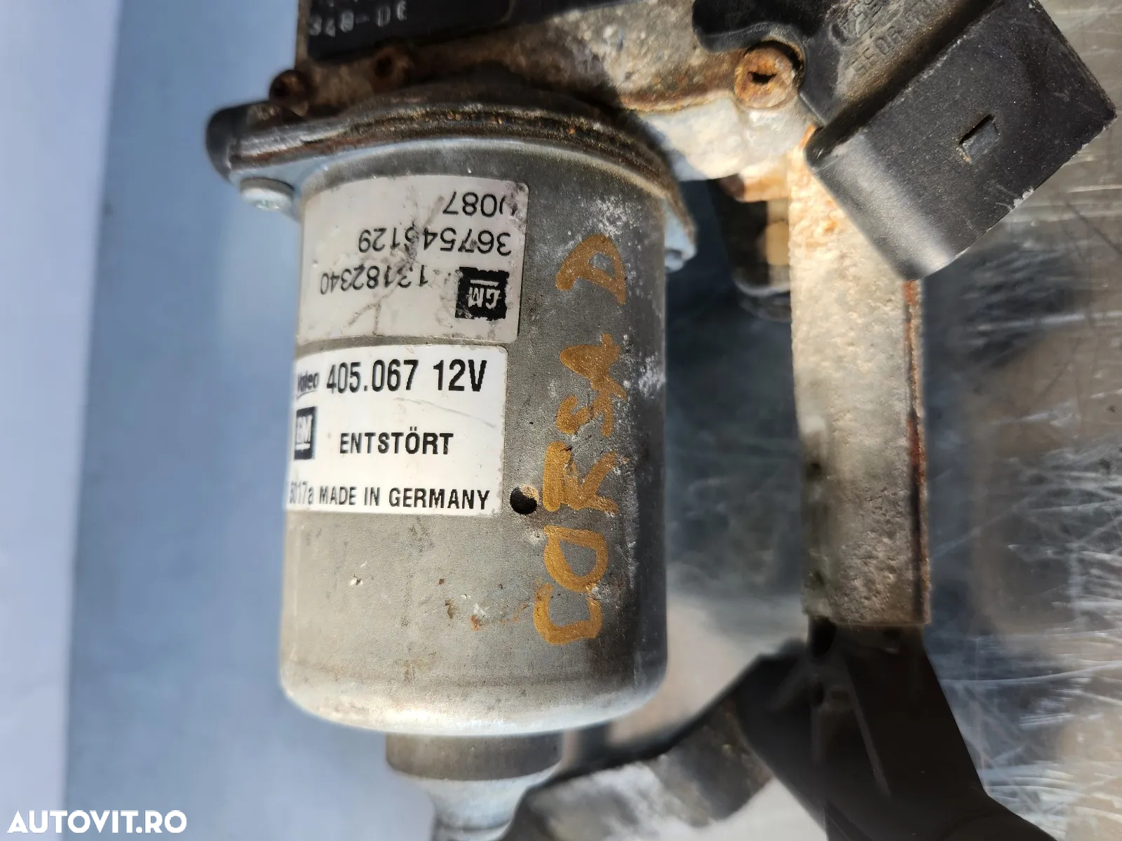 Ansamblu Motoras Stergatoare Opel Corsa D Volan Stanga Europa - Dezmembrari Arad - 4