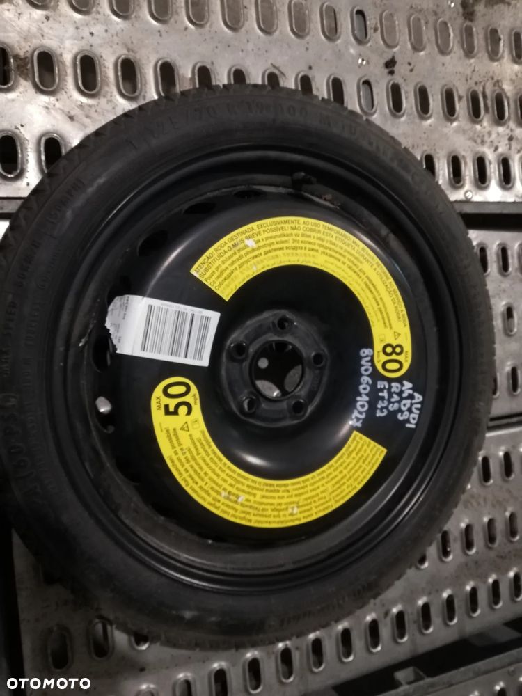 Koło dojazdowe felga zapas Audi A4 B9 5x112 19 cali 8W0601027 ET 22 - 1