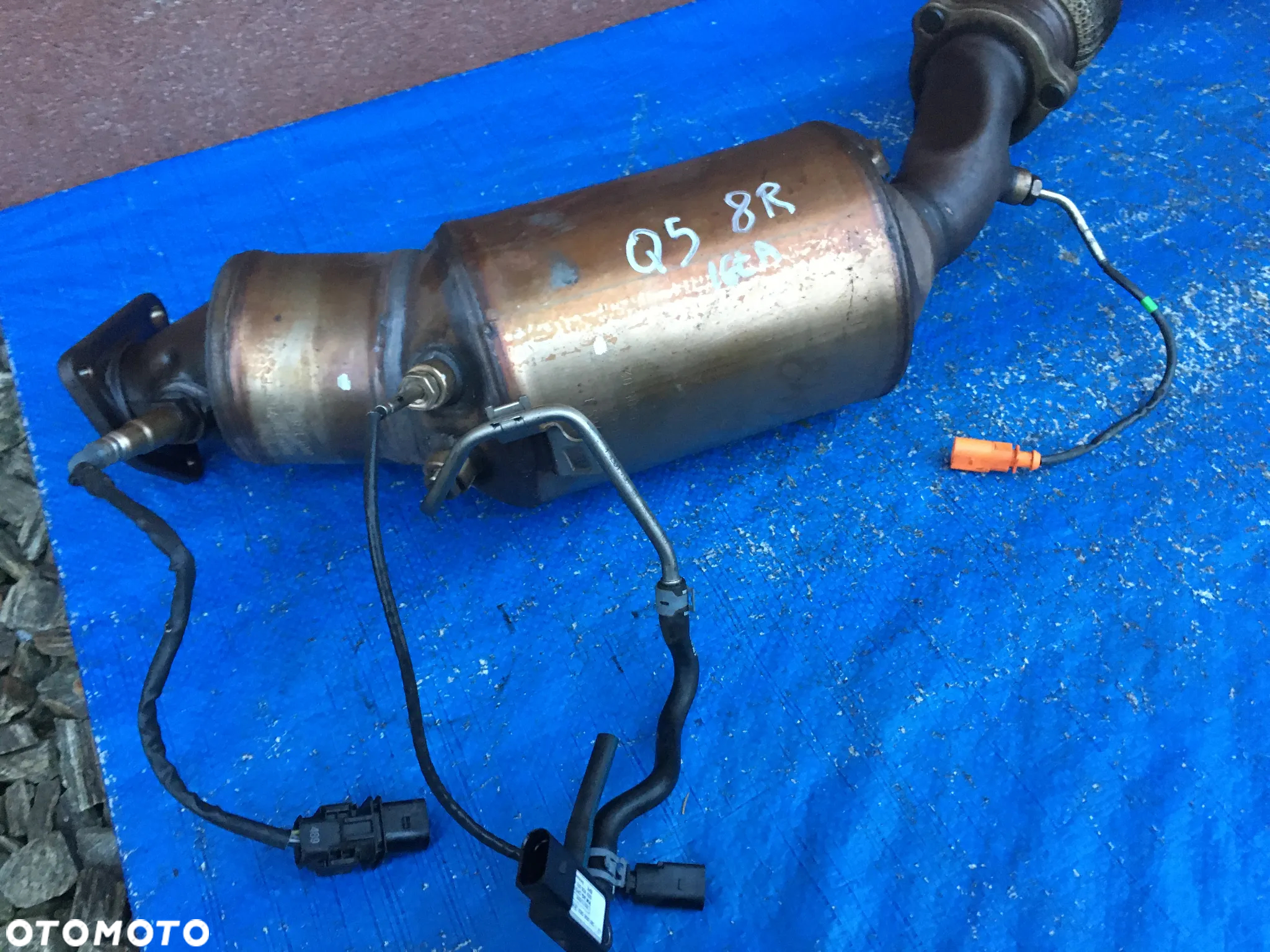Audi Q5 8R 2.0 TDI Filtr Cząstek Stałych DPF FAP Sonda 8K0131765U 8K0131703F - 2