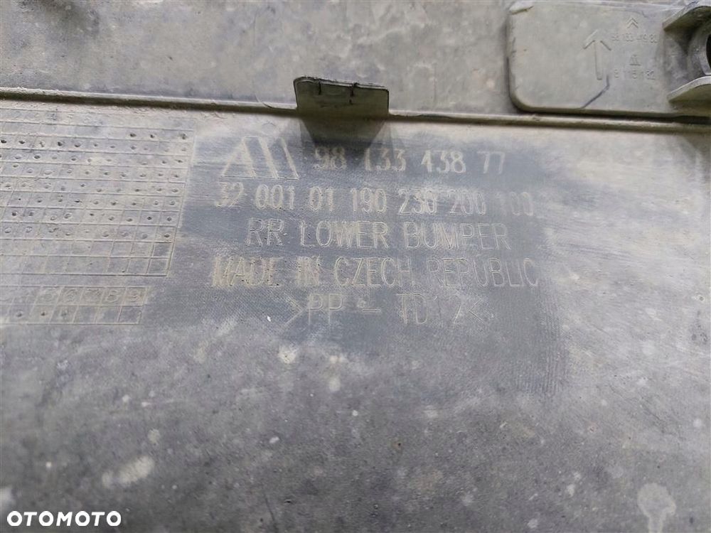 Zderzak tylny tył Citroen C3 AIRCROSS III 2017-2024 9813343877 ORYGINAŁ - 7