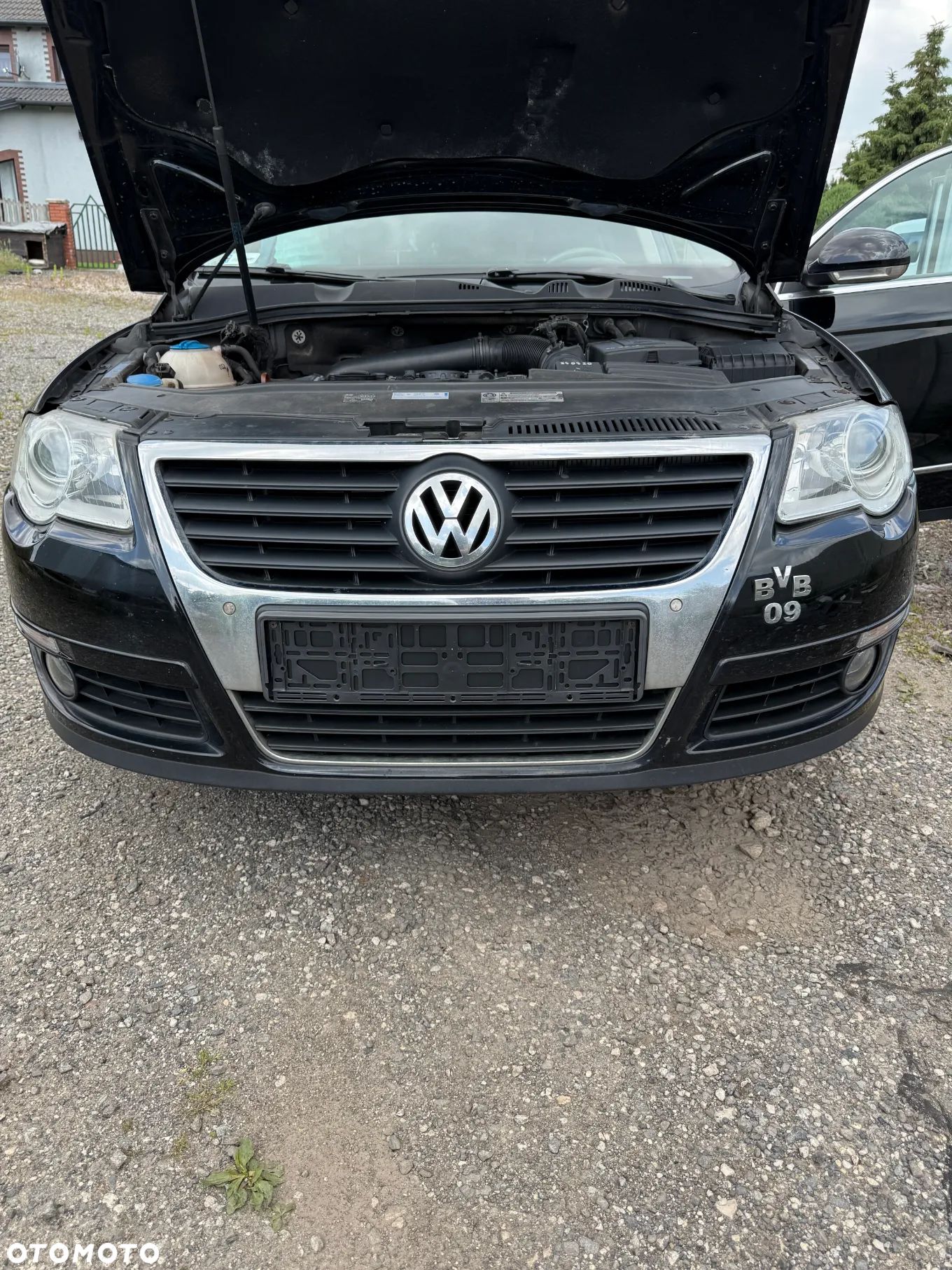 VW PASSAT B6 L041 ZDERZAK PRZÓD PRZEDNI PDC KOMPLETNY - 1
