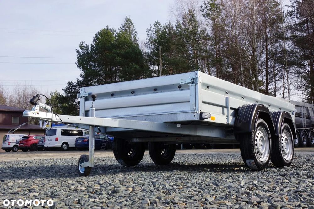 Zaslaw 2 osie, przyczepa towarowa MOCNA I SOLDNA DMC 750 KG - 6