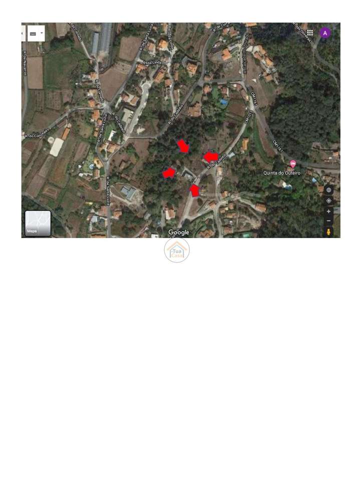 Terreno urbano com vista para o mar - Área total de 1740 m2, em Âncora - Grande imagem: 2/5