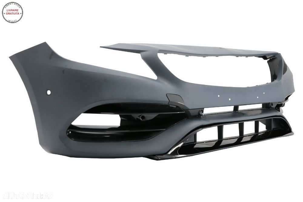 Bara Fata cu Stickere Laterale Negru Mat Mercedes A-Class W176 (2012-2018) A45 Des- livrare gratuita - 4