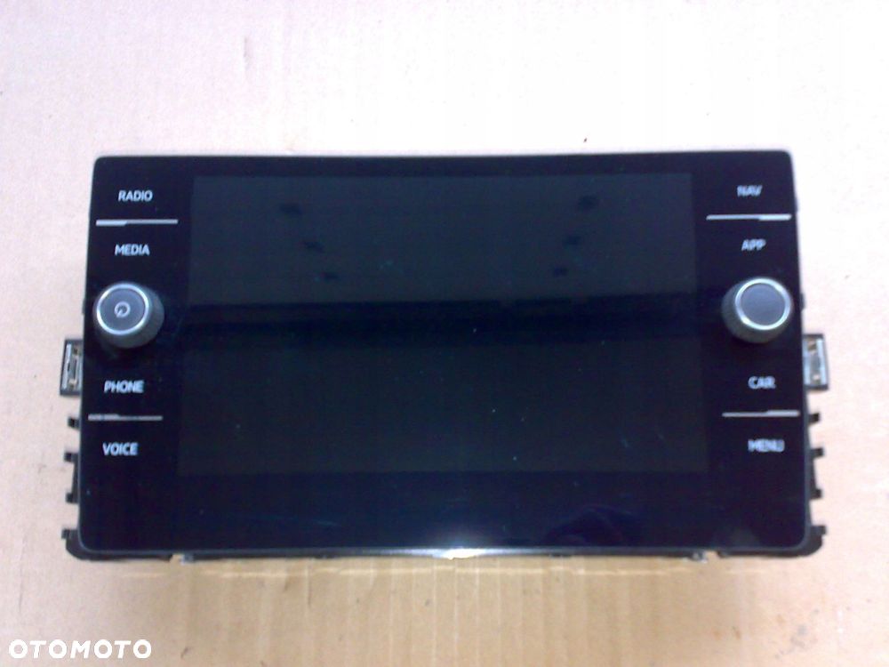 vw atlas cross sport 2021 - monitor wyświetlacz panel radio - 1