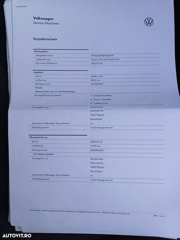Volkswagen Tiguan 2.0 TDI SCR (BlueMotion Technology) DSG Trendline - 24