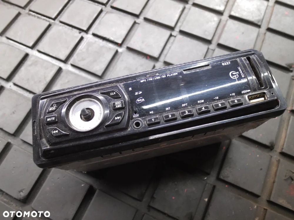 RADIO RADIODTWARZACZ SAMOCHODOWY MP3 SD FM USB - 1