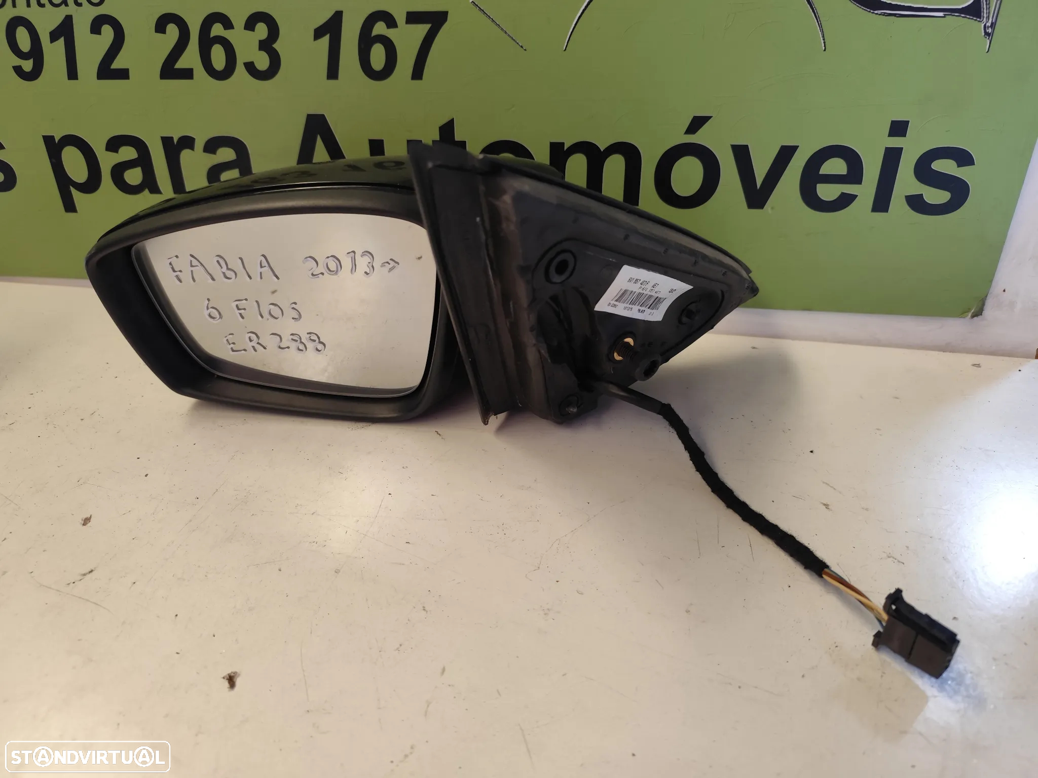 SKODA FABIA III ESPELHO RETROVISOR DIREITO ESQUERDO - ER288 - 4