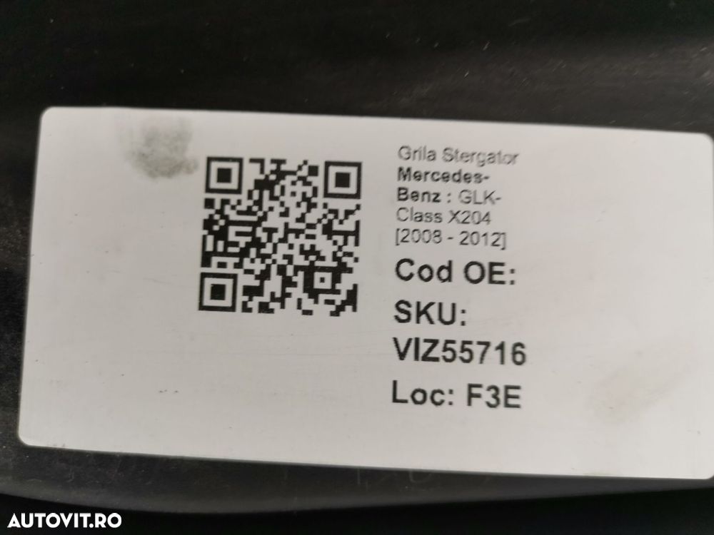 Grila Stergator Mercedes-Benz GLK-Class X204 2008 2009 2010 2011 2012 - 8