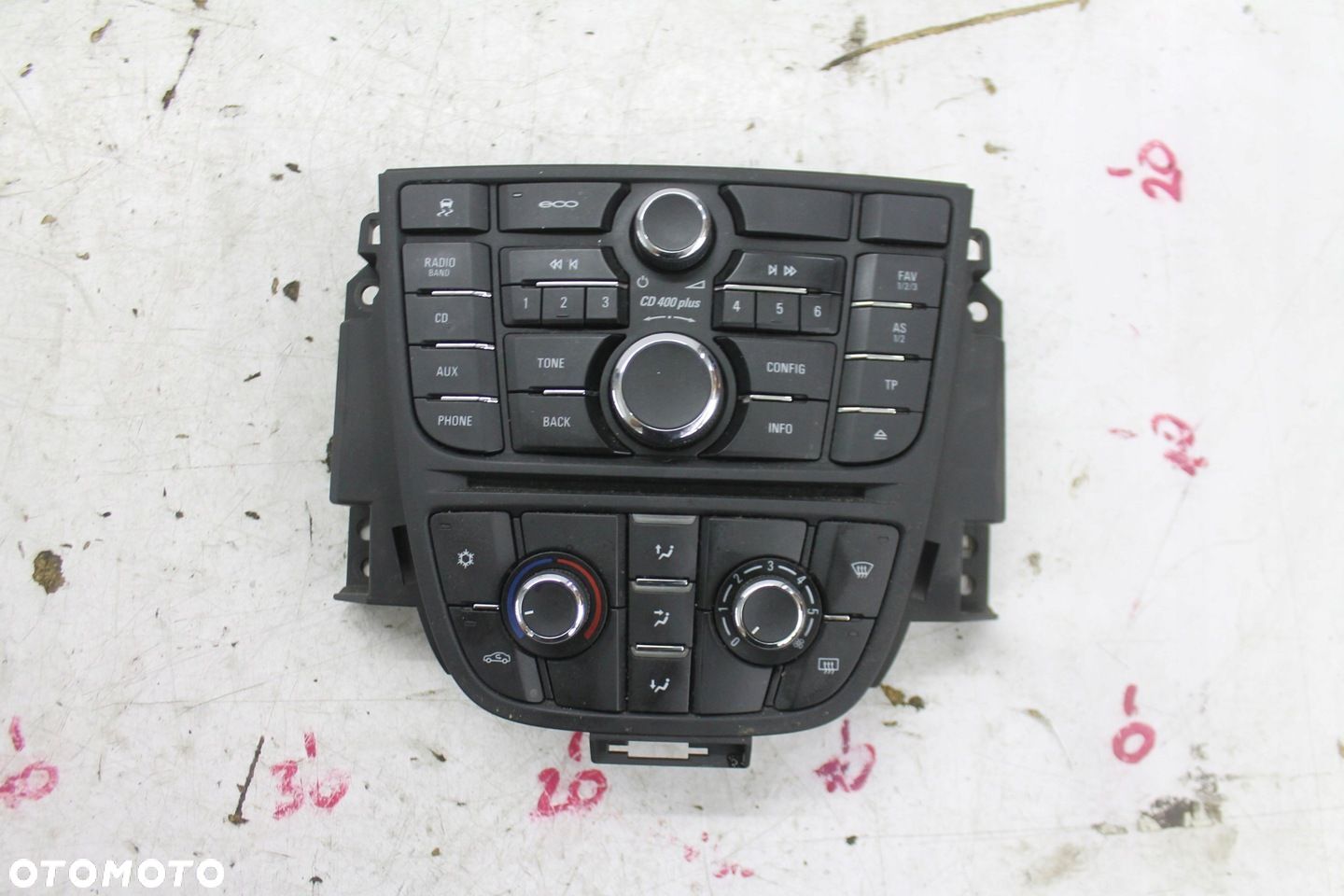 PANEL KLIMATYZACJI RADIA 13444592 13435154 ASTRA J IV 12-15 - 1