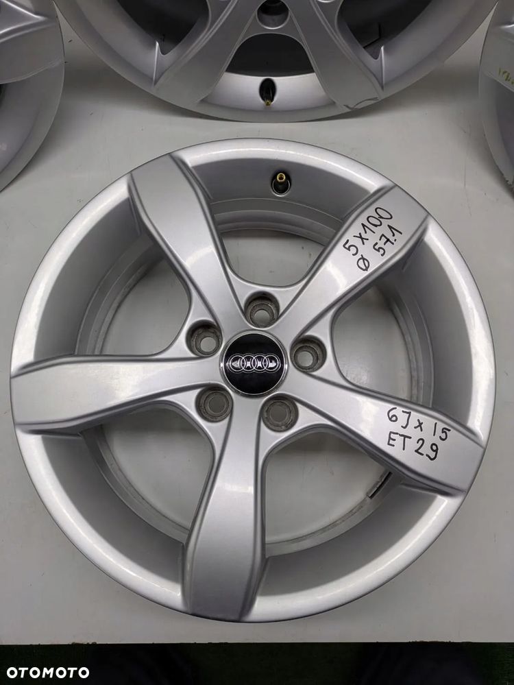 ALUFELGI FELGI ALUMINIOWE R15 5x100 ET:29 Audi - 8