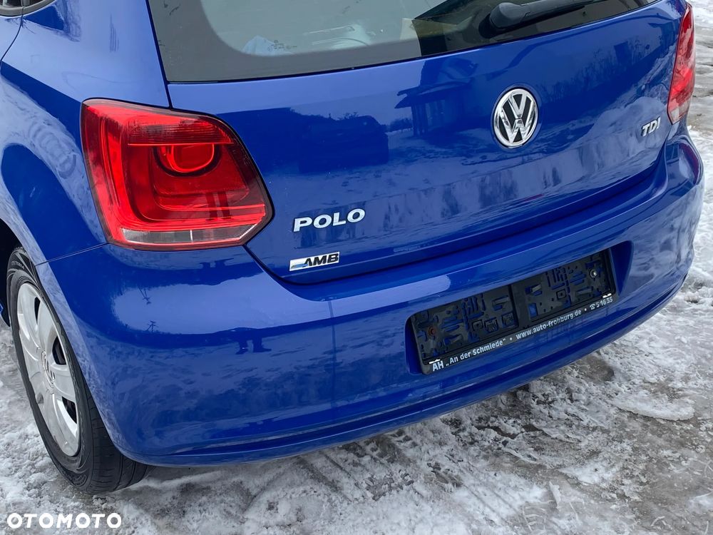 VW POLO 6R V 09- Błotnik lewy tył tylny ćwiartka wanna pas tylny - 2