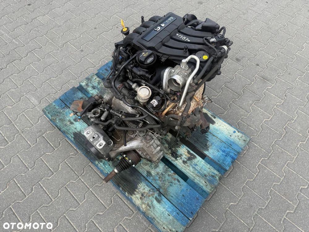 SILNIK KOMPLETNY 1.6 8V BGU SKRZYNIA BIEGÓW FZT VW GOLF V 2008 - 4