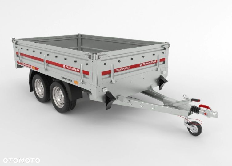 TEMARED TRANSPORTER 2515/2C DMC 2000KG burty dmontowalne wym. 254x151cm platforma uniwersalna - 6