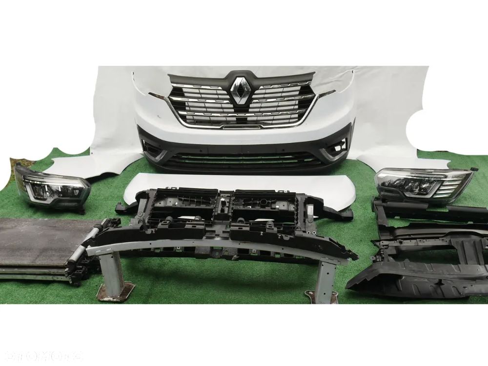 RENAULT TRAFIC IV III DRUGI LIFT MASKA ZDERZAK GRILL LAMPY FULL LED BŁOTNIKI BELKA CHŁODNICE - 2