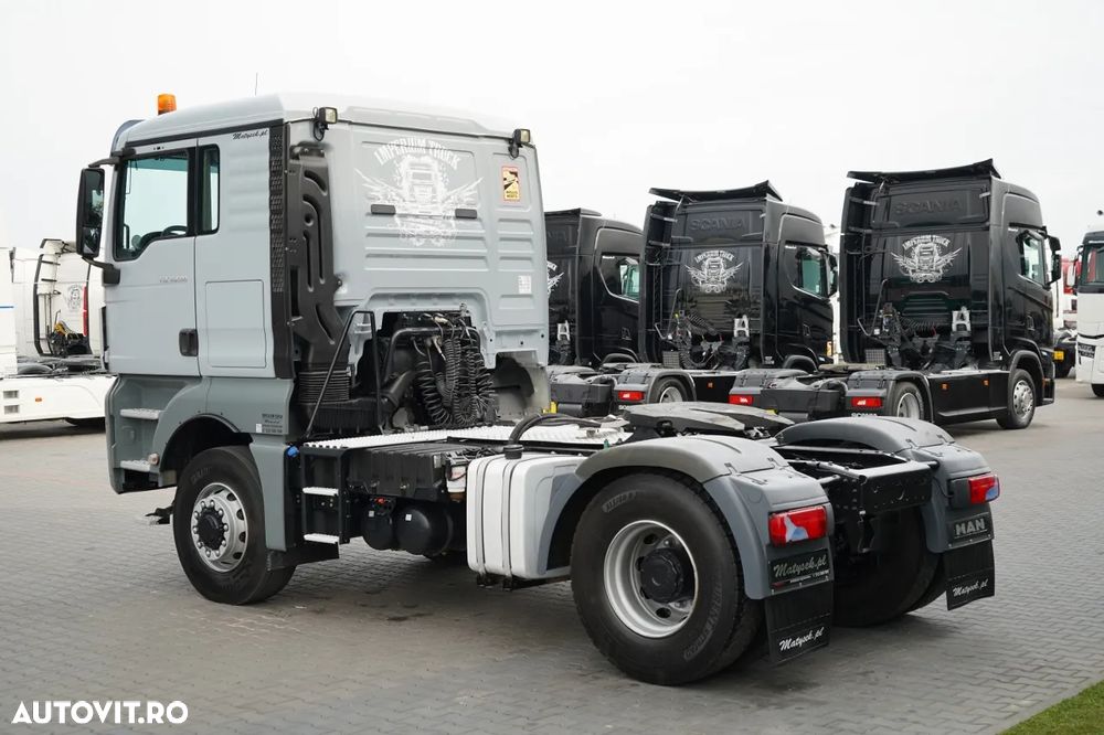 MAN TGX 18.500 / 4x4 / HIDRAULICĂ / HIDROPILARE / CABINĂ JOSĂ / EURO 6 / - 8