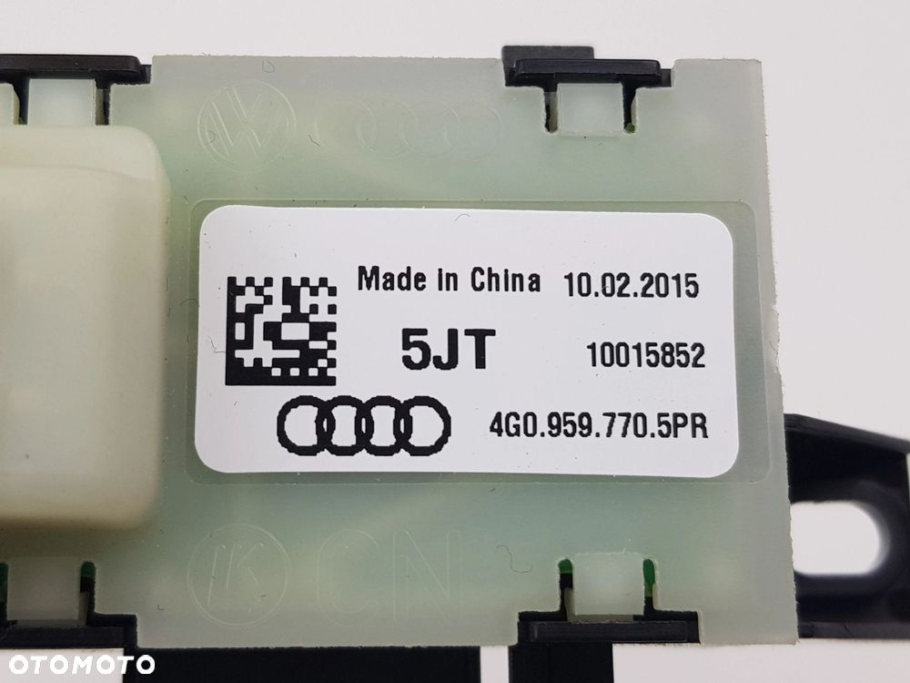 Panel Przełącznik pamięci fotela Audi A6 C7 4G0959770 - 10