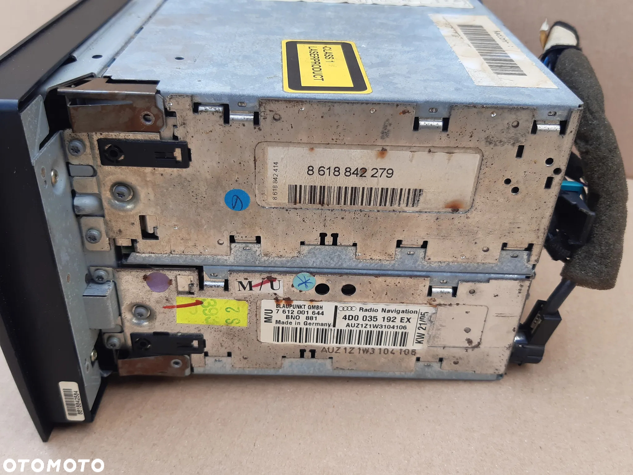 AUDI A8 D2 LIFT RADIO NAWIGACJA 4D0035192E - 11