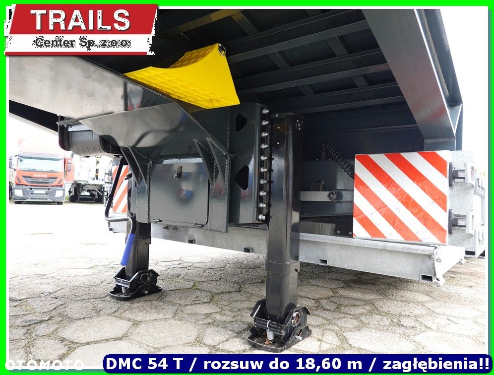 Mega Naczepa 40 T ład. oś skrętna, pokład 9,50 m !!! - 15