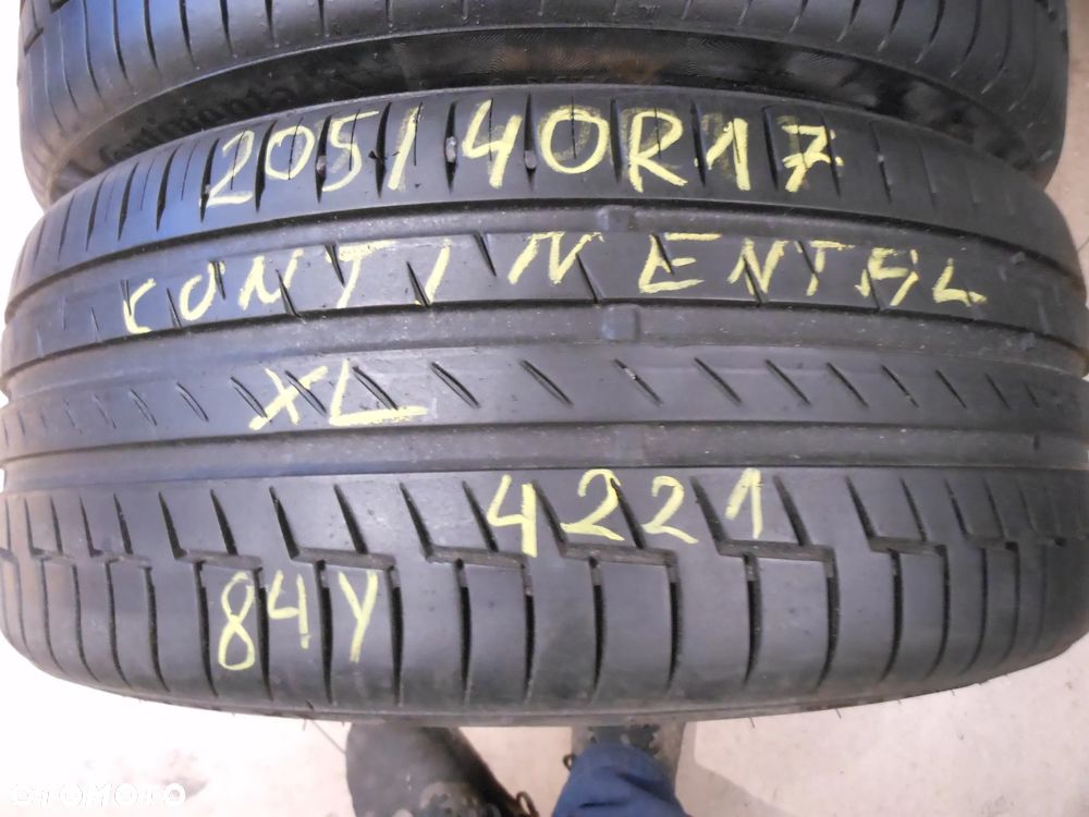 Opony 205/40r17 continental premium contact 6 6,4mm lato para - 2