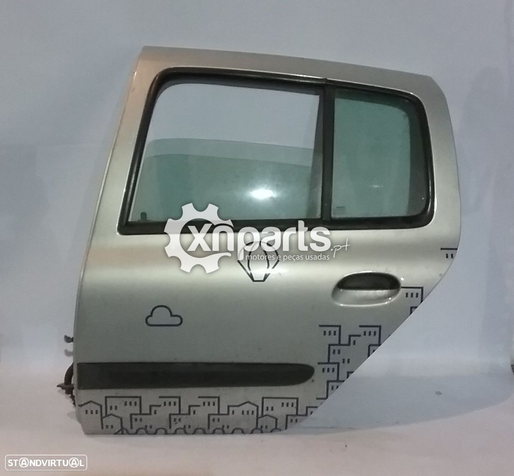 Porta Trás Esq RENAULT CLIO II FASE II 5 Portas 09.1998 Usado - 1