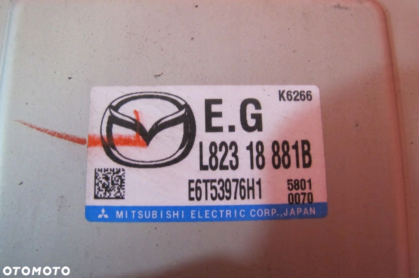 MAZDA 5 CR19 CR 05- 1.8 16V L823 STEROWNIK KOMPUTER SILNIKA L82318881B - 2