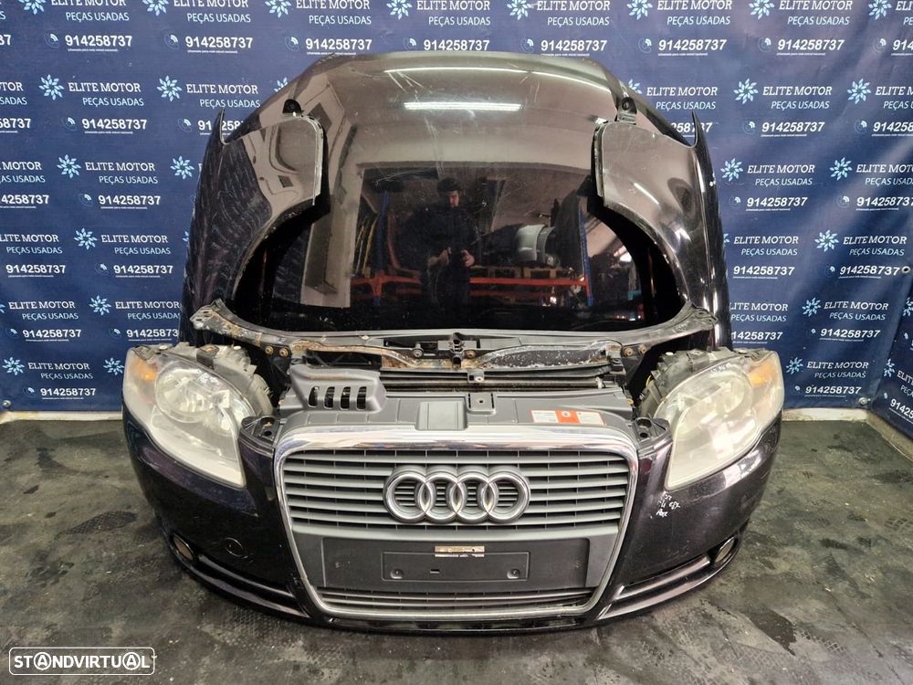 Frente completa usada AUDI A4 B7 2.0 TDI capot parachoques guardalamas oticas radiadores - 2