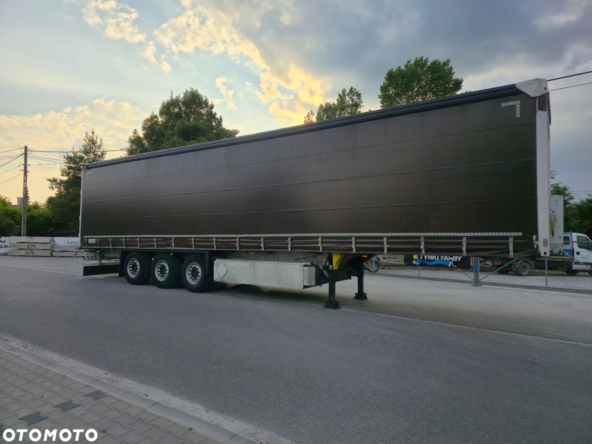 Schmitz Cargobull SCS 24/L podnoszona Oś/Paleciara/Firanka Kod XL - 1