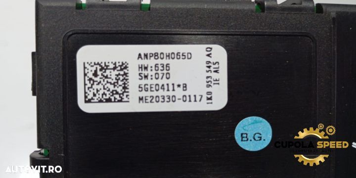 Modul coloana volan 1K0953549AQ Seat Altea 1 XL [2006 - 2009] - 3