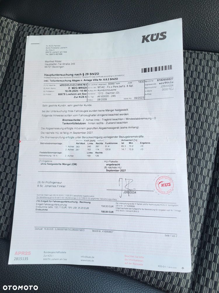 Mercedes-Benz Klasa B 170 BlueEFFICIENCY Flotte - 8