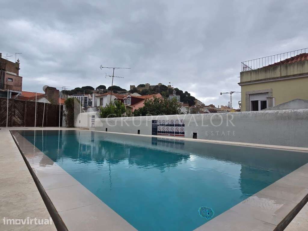 Apartamento T2 com jardim, piscina e garagem - Baixa de Lisboa/Mour... - Grande imagem: 3/18