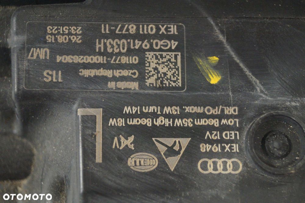 audi a6 c7 4g lampy full led przód lift eu 4g0941033h 034h eu - 5
