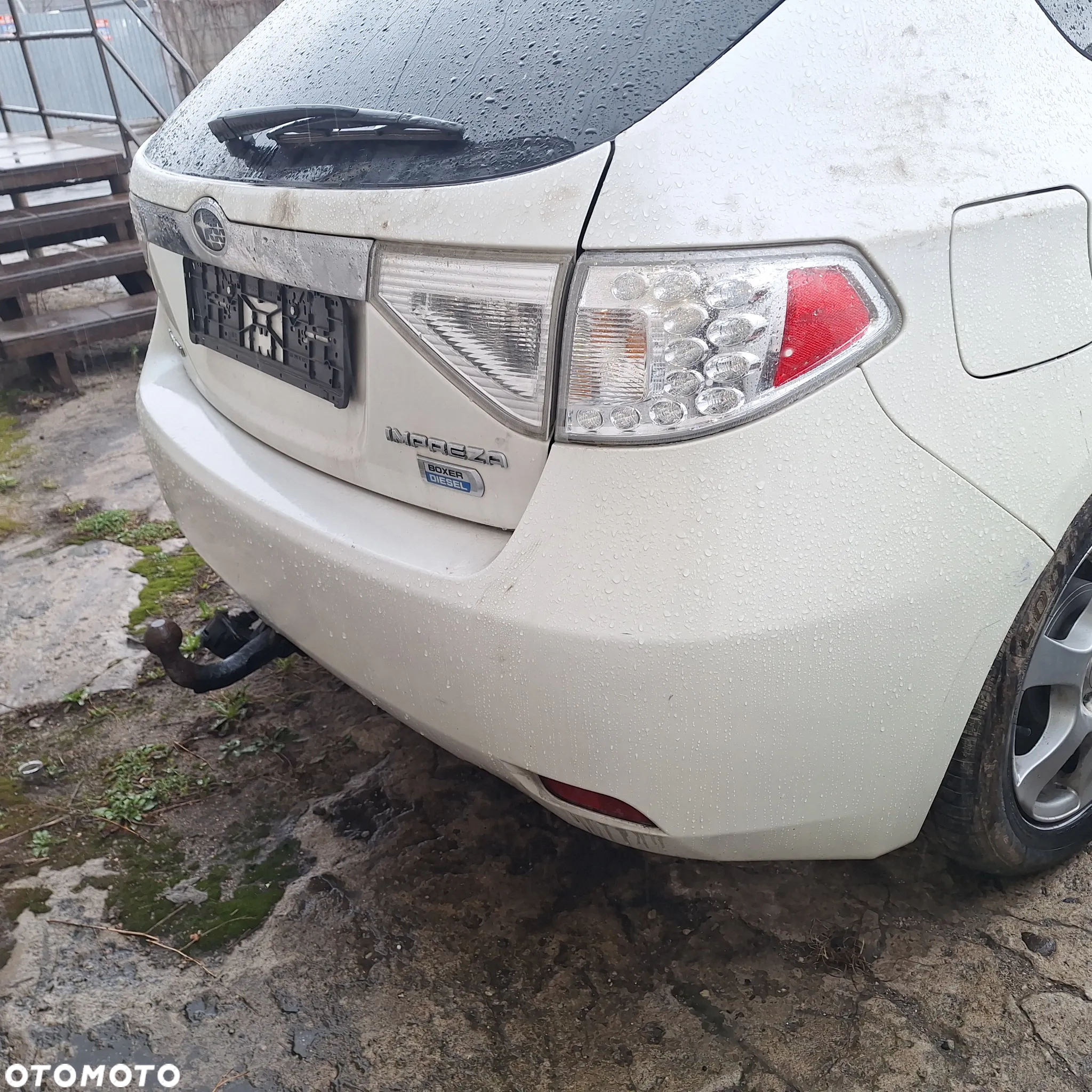MASKA ZDERZAK BLOTNIK DRZWI LUSTERKO LAMPA SZYBA SUBARU IMPREZA III GH 07-12 KOD 37J NA CZESCI - 3