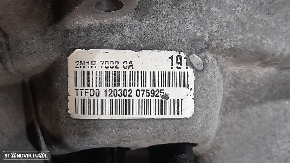 CAIXA VELOCIDADES FORD 2N1R7002CA 2N1R 7002 CA TTFD0 120302 075925 FORD FIESTA V 5 MK5 JH JD 1.4i 16V 80CV FXJB - 5