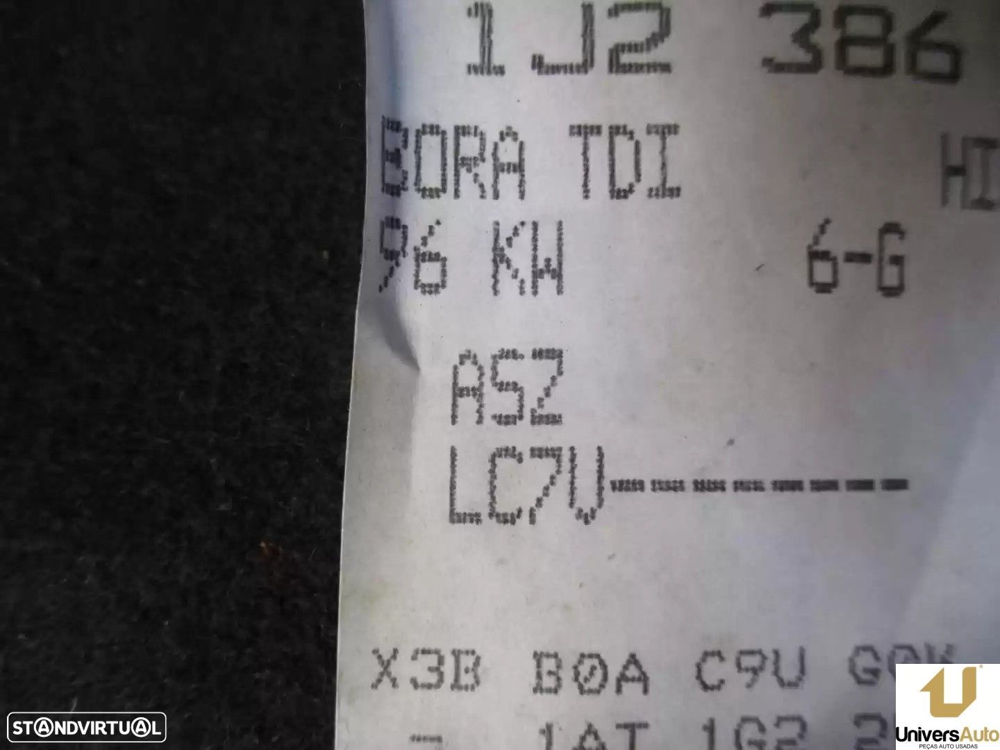 MOTOR COMPLETO VOLKSWAGEN BORA 2003 -ASZ - 1