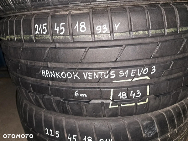 Opona 215 45 18 93Y XL Hankook Ventus S1 EVO 3 Nr 1843