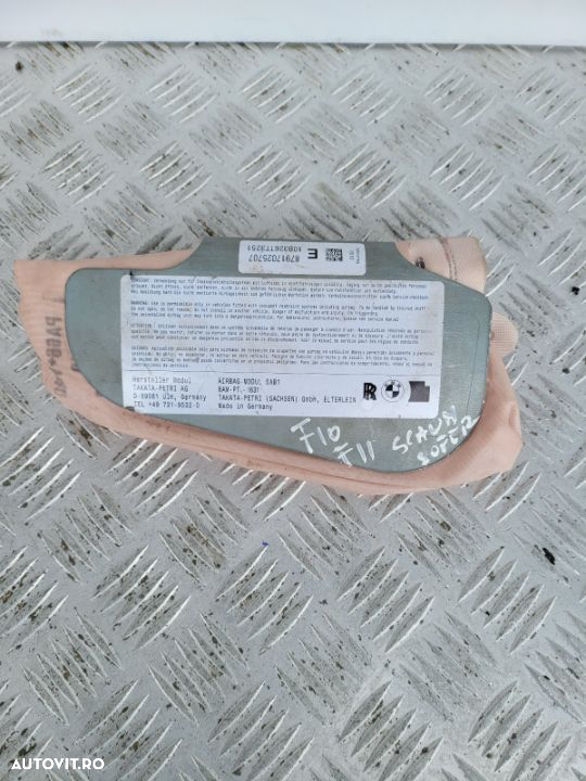 Airbag Scaun Stanga Sofer Bmw Seria 5 F10 F11 Livram Oriunde In Tara - 2