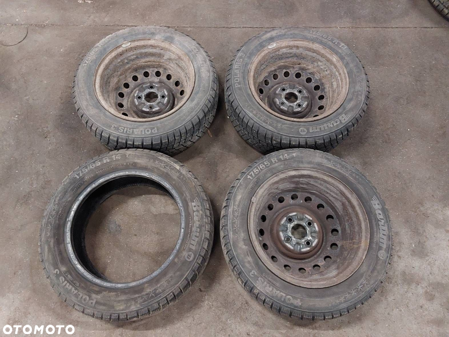 FELGI STALOWE 3 SZT 4X100 5,5Jx14 ET45 FI54,1 TOYOTA YARIS - 6