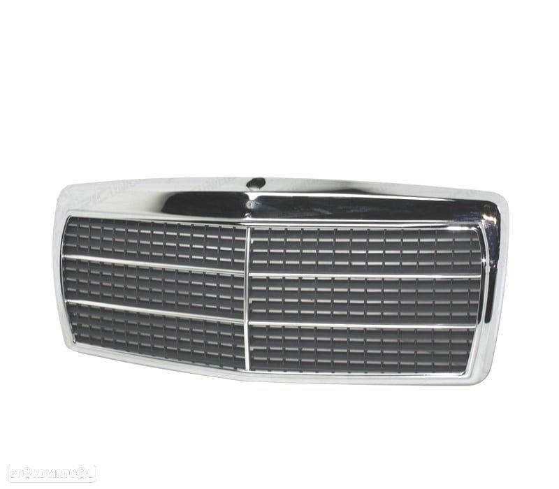 GRELHA FRONTAL MERCEDES 190 W201 82-93 CROMADA - 1