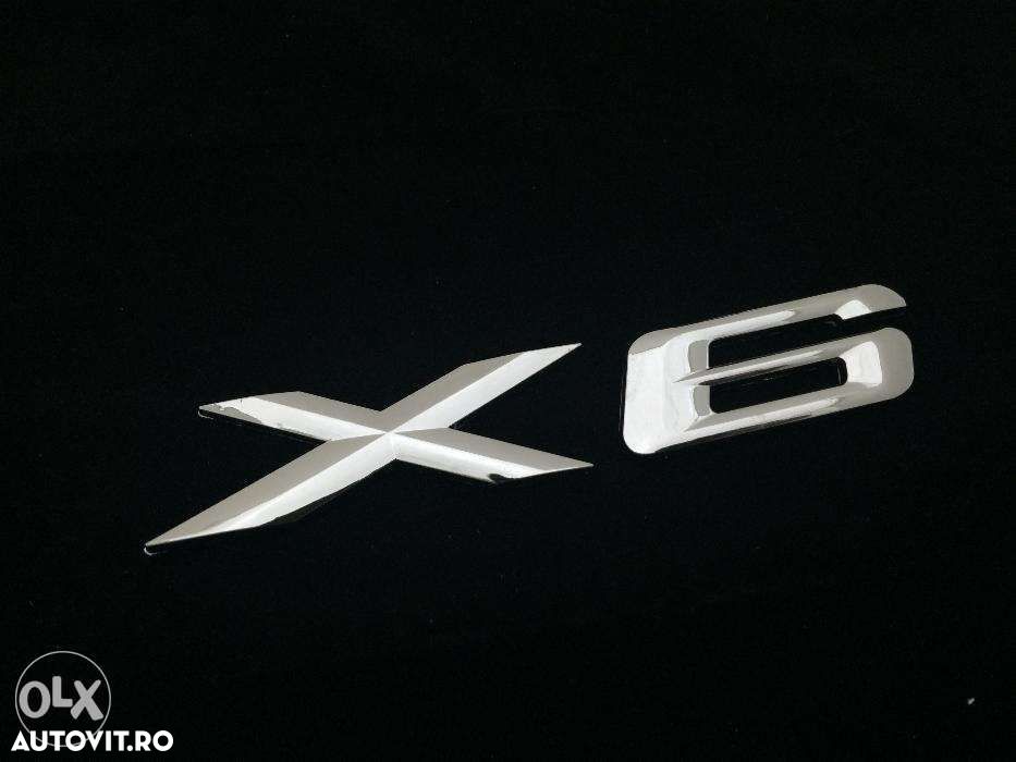 Emblema BMW X6 ABS spate - 1