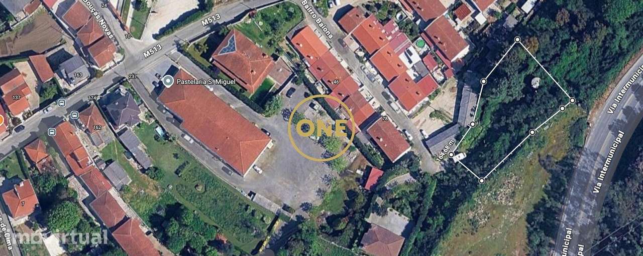 Terreno com 1450m2 e Potencial de Construção – Vilarinho, Santo Tirso - Grande imagem: 2/3