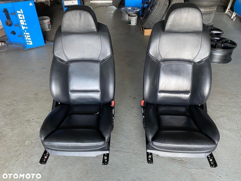 BMW F10 FOTELE NAPPA +BOCZKI M-PAKIET CZARNA SKÓRA KOMPLET - 1