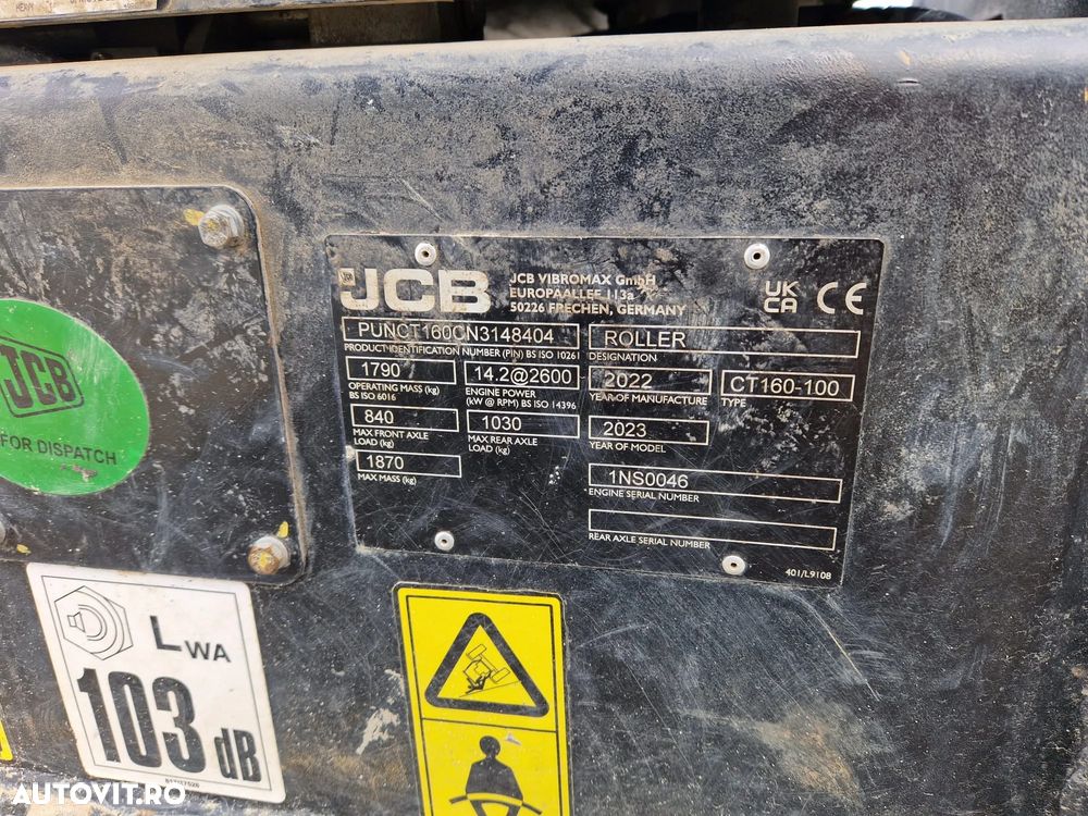JCB CT 160-100 VIBROMAX  VIBROCOMPACTOR - 20